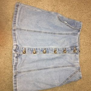 Forever 21 Mini denim skirt with pockets